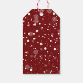 Elegant gepersonaliseerd Holly Gift Label Cadeaulabel (Achterkant)