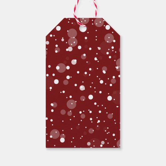 Elegant gepersonaliseerd Holly Gift Label Cadeaulabel (Achterkant)