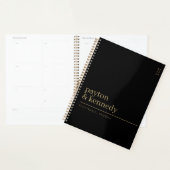 Elegant gepersonaliseerd met naam bruiloft plan ev planner (Display)