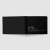 Elegant gepersonaliseerd met naam bruiloft recepti gastenboek (Volledig)