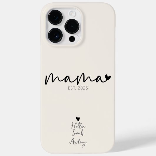 Elegant gepersonaliseerd Moederdag cadeau Case-Mate iPhone Case (Achterkant)