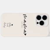 Elegant gepersonaliseerd Moederdag cadeau Case-Mate iPhone Case (Achterkant (horizontaal))