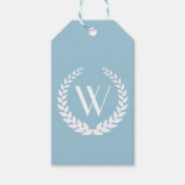 Elegant gepersonaliseerd monogram cadeaulabel (Voorkant)