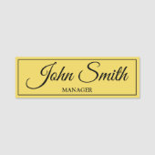 Elegant & gepersonaliseerd Naamplaatje (Voorkant)