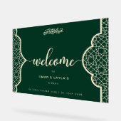 Elegant gepersonaliseerd Nikkah acryl teken Acryl Bord (Hoek)