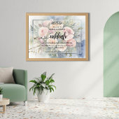 Elegant gepersonaliseerd Nikkah Welkom Acryl Bord