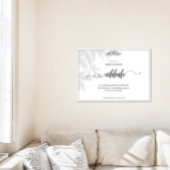 Elegant gepersonaliseerd Nikkah Welkom - Acryl Bord