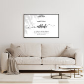 Elegant gepersonaliseerd Nikkah Welkom - Acryl Bord