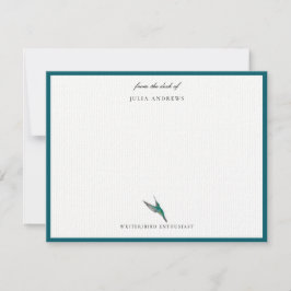 Elegant gepersonaliseerd notitiekaartje