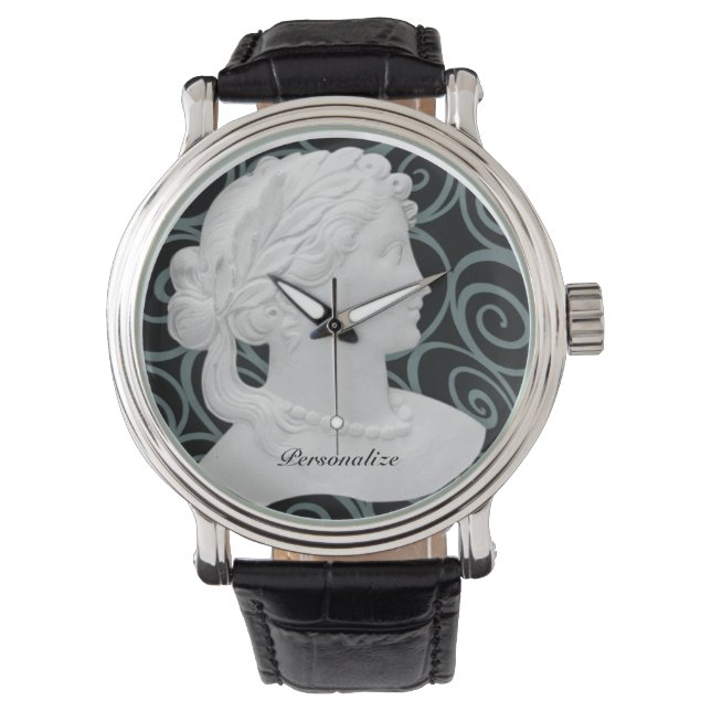 Elegant gepersonaliseerd polshorloge horloge (Voorkant)