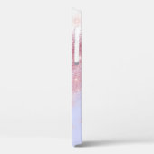 Elegant gepersonaliseerd roos goud glitter marmer Case-Mate iPhone case (Achterkant / Links)