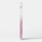 Elegant gepersonaliseerd roos goud glitter marmer Case-Mate iPhone case (Achterkant / Rechts)