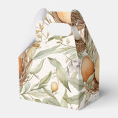 Elegant gepersonaliseerd rustiek Pasen Bedankdoosjes (Achterkant)