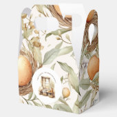 Elegant gepersonaliseerd rustiek Pasen Bedankdoosjes (Geopend)