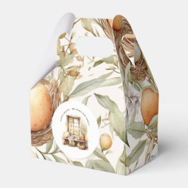 Elegant gepersonaliseerd rustiek Pasen Bedankdoosjes