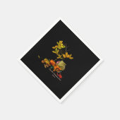 Elegant gepersonaliseerd Thanksgiving schilderij Servet (Hoek)