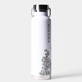 Elegant gepersonaliseerd verjaardagscadeau, Larksp Waterfles