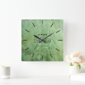 Elegant gepersonaliseerde acrylwandklok vierkante klok (Huis)