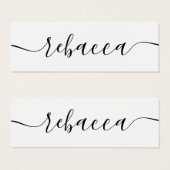 Elegant Gepersonaliseerde Boeken Bladwijzer Custom Mini Visitekaartjes (Voorkant /achterkant)