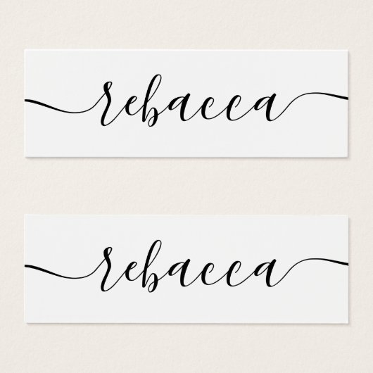 Elegant Gepersonaliseerde Boeken Bladwijzer Custom Mini Visitekaartjes (Voorkant /achterkant)