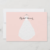 Elegant gepersonaliseerde bridale doucheuitnodigin kaart (Voorkant)