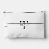 Elegant Gepersonaliseerde Monogrammen Douane Naam Etui (Achterkant)