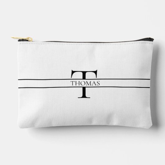 Elegant Gepersonaliseerde Monogrammen Douane Naam Etui (Voorkant)