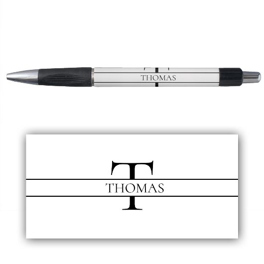 Elegant Gepersonaliseerde Monogrammen Douane Naam Pen