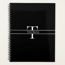 Elegant Gepersonaliseerde Monogrammen Douane Naam Planner