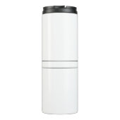 Elegant Gepersonaliseerde Monogrammen Douane Naam Thermosbeker (Achterkant)