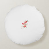 elegant gepersonaliseerde pasgehuwden koppel naam  rond kussen (Achterkant)