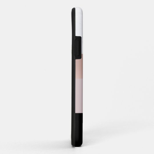 Elegant gepersonaliseerde roes gouden marmer Case-Mate iPhone case (Achterkant/rechts)