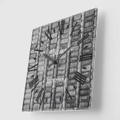 Elegant gepersonaliseerde Wijnkurk Square Wall klo Vierkante Klok (Hoek)