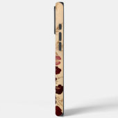 Elegant  geperst Bloem Ombre Journal Case-Mate iPhone Case (Achterkant / Links)