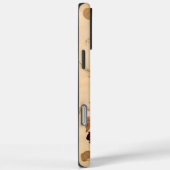 Elegant  geperst Bloem Ombre Journal Case-Mate iPhone Case (Achterkant / Rechts)