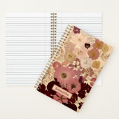Elegant  geperst Bloem Ombre Journal Notitieboek (Binnen)