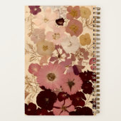 Elegant  geperst Bloem Ombre Journal Notitieboek (Achterkant)