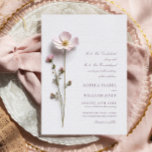 Elegant geperst droog pastel boho bloemen bruiloft kaart<br><div class="desc">Klik voor verdere aanpassingen op "Deze sjabloon personaliseren" en vervolgens op "Bewerken met ontwerpgereedschap". Stijlvolle bewerkbare gemakkelijk te gebruiken bruiloft sjablonen,  meer items beschikbaar in de winkel (uitnodigingen,  rsvp,  bedankjes,  briefpapier & decor). Neem contact met me op als je hulp nodig hebt of overeenkomende objecten.</div>