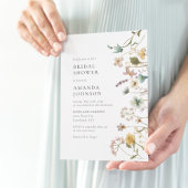 Elegant  geperst Vrijgezellenfeest van Floral Kaart