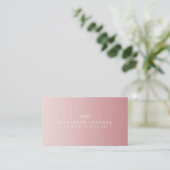 Elegant geraffineerd Luxe Roos Gold Black White Bo Visitekaartje (Staand voorkant)