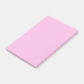 Elegant geraffineerd roze artikel post-it® notes (Schuin)