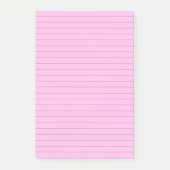 Elegant geraffineerd roze artikel post-it® notes (Voorkant)