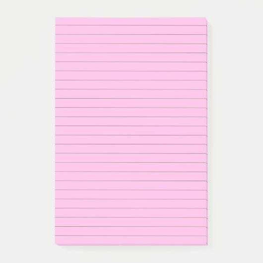 Elegant geraffineerd roze artikel post-it® notes (Voorkant)