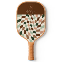 Elegant geruit gepersonaliseerd monogram