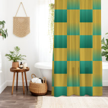 Elegant geruit patroon in groen en goud