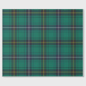 Elegant geruite kerst Feestdagen rustieke Tartan Cadeaupapier (Vlak)