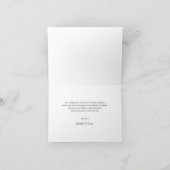 Elegant Geschreven Foto Bruiloft Bedankt | Zwart (Binnen)