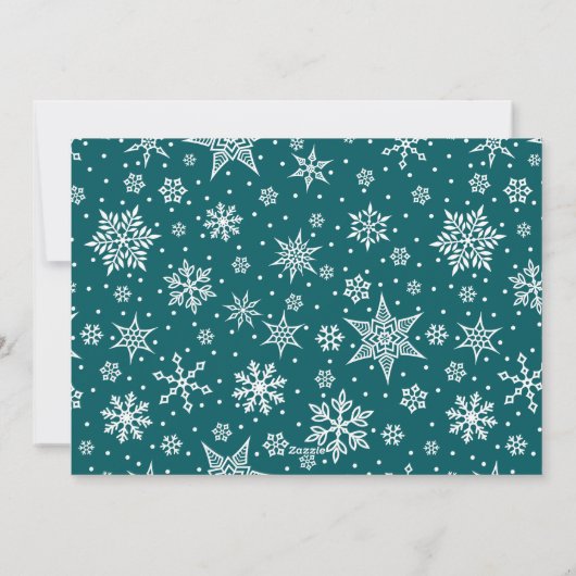 Elegant geschreven | Kerst fotokaart Feestdagenkaart (Achterkant)