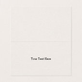 Elegant gescrolld zwart wit damast ontwerp visitekaartje (Binnenkant ongevouwen)