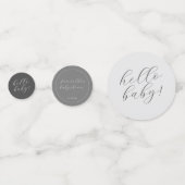 Elegant Geslacht Neutraal Baby shower Confetti (Voorkanten)
